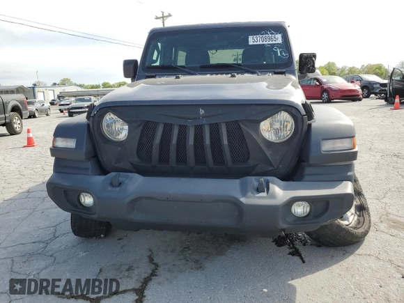 2018 Jeep Wrangler Unlimited Sport S z VIN 1C4HJXDG8JW133314, wystawiony jako Copart lot #53708965 z przebiegiem 120 102 mil mil oraz Szkoda całkowita • Salvage title. Historia ofert i sprzedaży dostępna na DreamBid. Obrazek 5.
