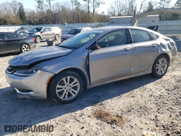 2016 Chrysler 200 Limited with VIN 1C3CCCAB4GN113117, listed as a Copart auction lot 47891355 with 147,630 mi miles and Salvage Title. Bid and sale history available at carsss.com. Image 1.