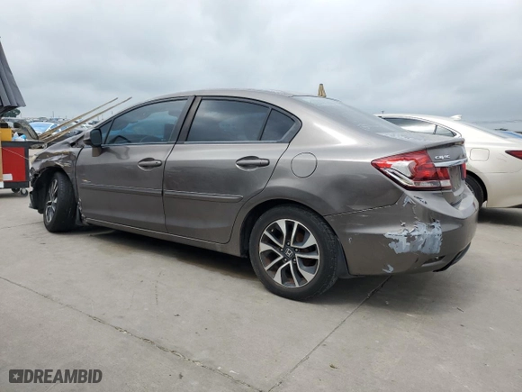 2013 Honda Civic Sdn EX-L with VIN 2HGFB2F98DH549468, listed as a Copart auction lot 53217944 with 137,539 mi miles and Salvage Title. Bid and sale history available at carsss.com. Image 2.