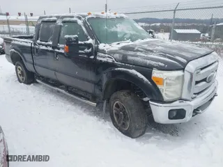 2015 Ford Super Duty F-250 SRW Lariat with VIN 1FT7W2B66FEA25796, listed as a IAAI auction lot 41350669 with 207,276 mi miles. Bid and sale history available at carsss.com. Image 1.