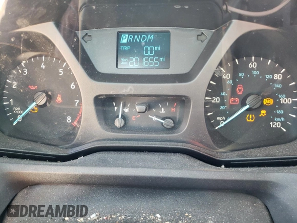 2016 Ford Transit Cargo with VIN 1FTYR1CM6GKA05473, listed as a Copart auction lot 45939715 with 201,655 mi miles and Salvage Title. Bid and sale history available at DreamBid. Image 9.