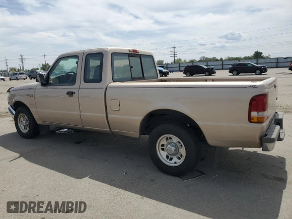 1996 Ford Ranger XL with VIN 1FTCR14A7TPB11488, listed as a Copart auction lot 56602345 with 177,214 mi miles and Salvage title. Bid and sale history available at DreamBid. Image 2.