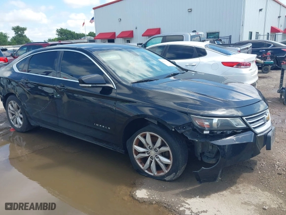 2016 Chevrolet Impala LT with VIN 2G1115S30G9122629, listed as a IAAI auction lot 42111029 with 166,357 mi miles. Bid and sale history available at carsss.com. Image 1.