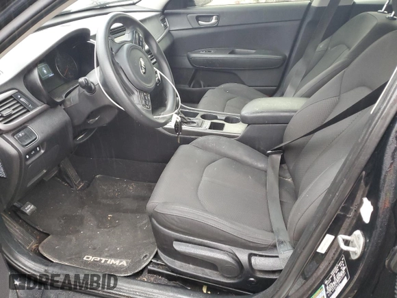 2017 Kia Optima LX with VIN 5XXGT4L39HG123521, listed as a Copart auction lot 44458205 with 156,166 mi miles and Salvage Title. Bid and sale history available at carsss.com. Image 7.