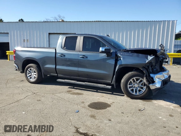 2019 Chevrolet Silverado 1500 LT with VIN 1GCVWCEDXKZ199624, listed as a Copart auction lot 42417525 with 42,016 mi miles and Salvage Title. Bid and sale history available at DreamBid. Image 4.