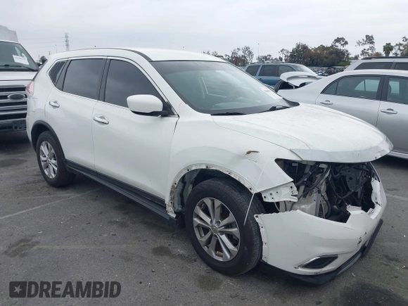 2016 Nissan Rogue S with VIN KNMAT2MT0GP612986, listed as a IAAI auction lot 42164851 with 141,763 mi miles and . Bid and sale history available at DreamBid. Image 1.