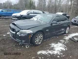 2012 BMW 5 Series 528i xDrive with VIN WBAXH5C53CDW10920, listed as a Copart auction lot 53268455 with 0 mi miles and Clean Title. Bid and sale history available at carsss.com. Image 1.
