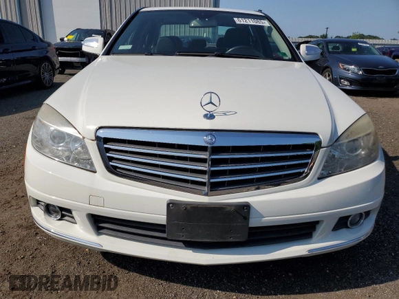 2009 Mercedes-Benz C 300 Sport with VIN WDDGF54X39R047720, listed as a Copart auction lot 61211085 with 44,975 mi miles and Salvage title. Bid and sale history available at DreamBid. Image 5.