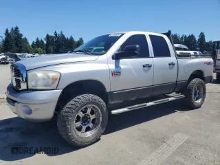2007 Dodge 2500 SLT with VIN 3D7KS28A47G828172, listed as a Copart auction lot 63708935 with 186,328 mi miles and Clean title. Bid and sale history available at DreamBid. Image 1.
