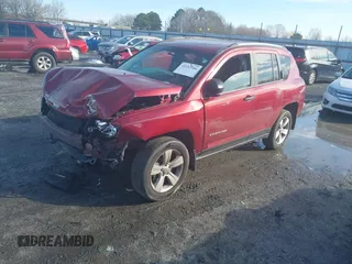 2014 Jeep Compass Sport with VIN 1C4NJDBB1ED644485, listed as a IAAI auction lot 41312986 with 89,250 mi miles. Bid and sale history available at carsss.com. Image 2.