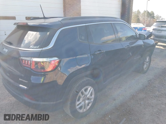2020 Jeep Compass Sport z VIN 3C4NJCAB1LT169603, wystawiony jako IAAI lot #40993649 z przebiegiem 99 196 mil mil oraz . Historia ofert i sprzedaży dostępna na DreamBid. Obrazek 4.