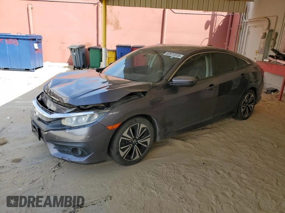 2017 Honda Civic Sedan EX-T with VIN 2HGFC1F34HH658552, listed as a Copart auction lot 52972315 with 94,228 mi miles and Salvage Title. Bid and sale history available at carsss.com. Image 1.