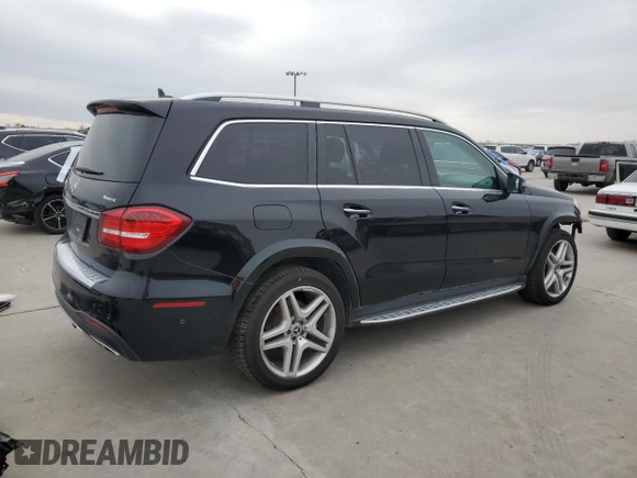 2018 Mercedes-Benz GLS 550 с VIN 4JGDF7DE0JB025674, выставлен на аукционе Copart как лот 47311295 с пробегом 73 783 миль миль и Списание • Salvage title. История ставок и продаж доступна на DreamBid. Изображение 3.