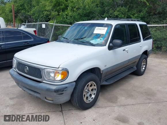 2001 Mercury Mountaineer z VIN 4M2ZU66P31UJ04943, wystawiony jako IAAI lot #42500919 z przebiegiem 222 991 mil mil oraz . Historia ofert i sprzedaży dostępna na DreamBid. Obrazek 2.