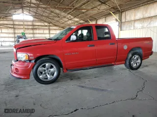 2005 Dodge Ram 1500 SLT with VIN 1D7HA18D65J556043, listed as a Copart auction lot 89220775 with 431,750 mi miles and Salvage Title. Bid and sale history available at carsss.com. Image 1.