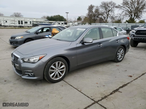2017 Infiniti Q50 2.0t with VIN JN1CV7AP3HM640763, listed as a Copart auction lot 84085864 with NaN miles and Clean Title. Bid and sale history available at carsss.com. Image 1.