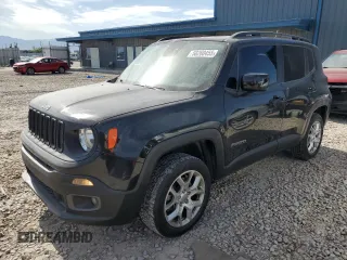 2017 Jeep Renegade Latitude with VIN ZACCJBBB7HPG57002, listed as a Copart auction lot 58260455 with 117,053 mi miles and Salvage title. Bid and sale history available at DreamBid. Image 1.
