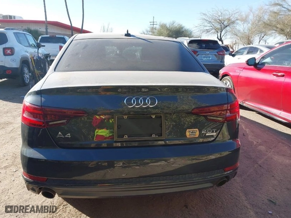 2018 Audi A4 Premium with VIN WAUKMAF40JA111783, listed as a IAAI auction lot 41348897 with 1 mi miles. Bid and sale history available at carsss.com. Image 16.