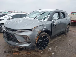 2023 Chevrolet Blazer RS with VIN 3GNKBERS5PS140222, listed as a IAAI auction lot 41272096 with 16,188 mi miles and . Bid and sale history available at DreamBid. Image 16.