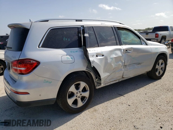 2017 Mercedes-Benz GLS with VIN 4JGDF6EE3HA786062, listed as a Copart auction lot 60700013 with 83,123 mi miles. Bid and sale history available at carsss.com. Image 3.