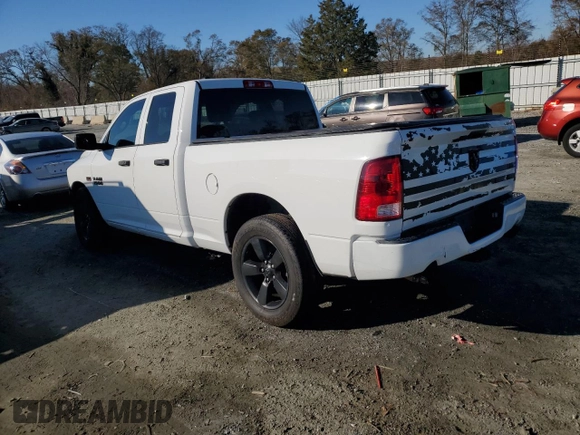 2018 Ram 1500 Tradesman with VIN 1C6RR6FT4JS280147, listed as a Copart auction lot 83537694 with 59,298 mi miles and Salvage title. Bid and sale history available at DreamBid. Image 2.