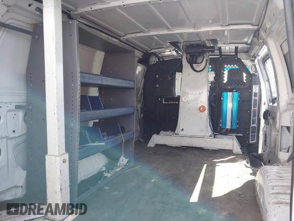 2011 Ford Econoline Cargo Commercial with VIN 1FTSE3EL6BDB29886, listed as a IAAI auction lot 41958479 with 211,787 mi miles. Bid and sale history available at carsss.com. Image 8.