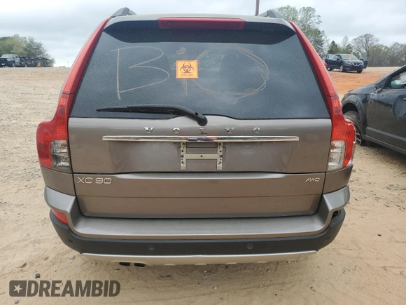 2012 Volvo XC90 with VIN YV4952CZ1C1626070, listed as a Copart auction lot 50874265 with 0 mi miles and Salvage Title. Bid and sale history available at carsss.com. Image 6.