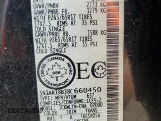 2008 Nissan Pathfinder SE z VIN 5N1AR18B38C660450, wystawiony jako Copart lot #61414305 z przebiegiem 331 132 mil mil oraz Szkoda całkowita • Salvage title. Historia ofert i sprzedaży dostępna na DreamBid. Obrazek 13.