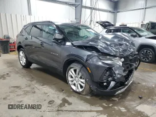 2022 Chevrolet Blazer LT with VIN 3GNKBJRS5NS183254, listed as a Copart auction lot 48254935 with 28,412 mi miles and Salvage title. Bid and sale history available at DreamBid. Image 4.
