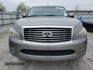 2012 Infiniti QX56 7-passenger with VIN JN8AZ2NE4C9017723, listed as a Copart auction lot 44863515 with 130,033 mi miles and Clean Title. Bid and sale history available at carsss.com. Image 5.