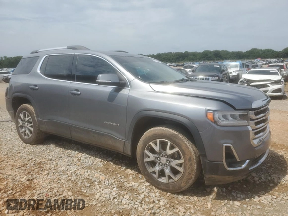 2020 GMC Acadia SLT with VIN 1GKKNMLS6LZ160340, listed as a Copart auction lot 57523595 with 90,546 mi miles and Salvage title. Bid and sale history available at DreamBid. Image 4.