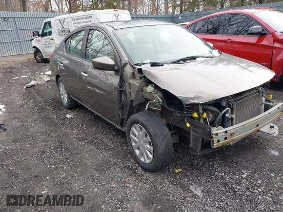 2016 Nissan Versa SV with VIN 3N1CN7AP1GL802947, listed as a IAAI auction lot 41548076 with 85,562 mi miles and . Bid and sale history available at DreamBid. Image 1.