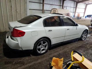 2004 Infiniti G35 w/Leather with VIN JNKCV51E04M607356, listed as a Copart auction lot 64866484 with 218,959 mi miles and Salvage Title. Bid and sale history available at DreamBid. Image 3.