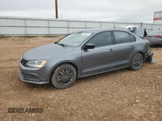 2015 Volkswagen Jetta S with VIN 3VW2K7AJ7FM275015, listed as a Copart auction lot 58064155 with 130,432 mi miles and Salvage title. Bid and sale history available at DreamBid. Image 1.