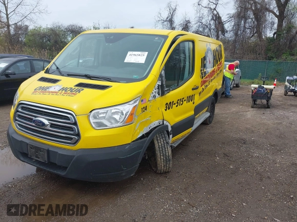 2019 Ford Transit with VIN 1FTYR1YMXKKB51036, listed as a IAAI auction lot 41965825 with 109,357 mi miles. Bid and sale history available at carsss.com. Image 2.