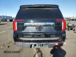 2021 GMC Yukon XL SLT with VIN 1GKS1GKD2MR243619, listed as a Copart auction lot 84262484 with 125,419 mi miles and Salvage Title. Bid and sale history available at carsss.com. Image 6.