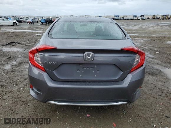 2020 Honda Civic Sedan LX with VIN 2HGFC2F68LH554266, listed as a Copart auction lot 49242715 with 51,778 mi miles and Salvage Title. Bid and sale history available at carsss.com. Image 6.