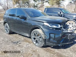 2021 Land Rover Discovery Sport SE R-Dynamic with VIN SALCL2FX7MH885608, listed as a IAAI auction lot 41591198 with 41,686 mi miles. Bid and sale history available at carsss.com. Image 1.