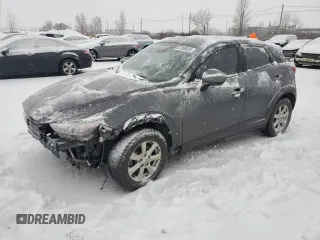 2020 Mazda CX-3 GS z VIN JM1DKFC77L1470354, wystawiony jako Copart lot #87896025 z przebiegiem 50 811 mil mil oraz Szkoda całkowita • Salvage title. Historia ofert i sprzedaży dostępna na DreamBid. Obrazek 1.