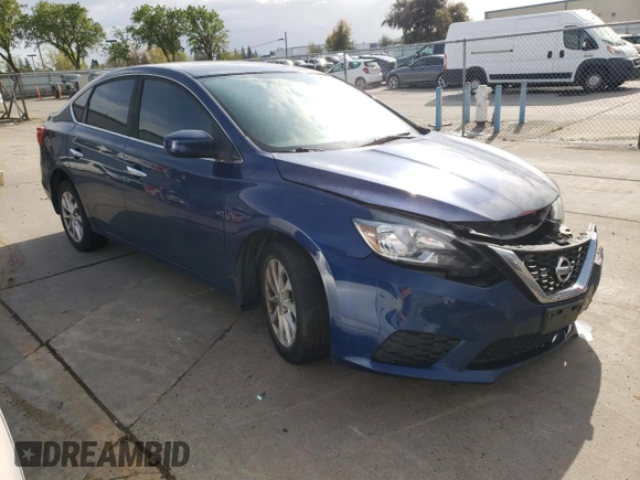 2019 Nissan Sentra S with VIN 3N1AB7AP4KY211037, listed as a Copart auction lot 51465275 with 96,313 mi miles and Salvage Title. Bid and sale history available at carsss.com. Image 4.