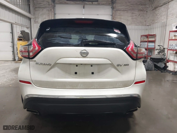 2015 Nissan Murano SL with VIN 5N1AZ2MH6FN232146, listed as a IAAI auction lot 41744239 with 157,721 mi miles. Bid and sale history available at carsss.com. Image 16.