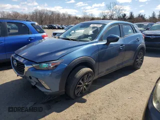 2018 Mazda CX-3 Touring with VIN JM1DKFC76J0312199, listed as a Copart auction lot 49477005 with 75,340 mi miles and Salvage Title. Bid and sale history available at carsss.com. Image 1.