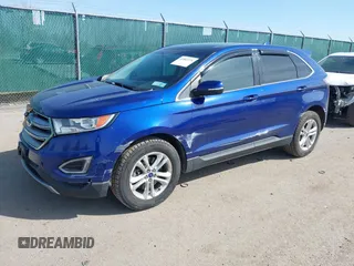 2015 Ford Edge SEL with VIN 2FMTK4J84FBC18514, listed as a IAAI auction lot 41807224 with 117,497 mi miles. Bid and sale history available at carsss.com. Image 17.