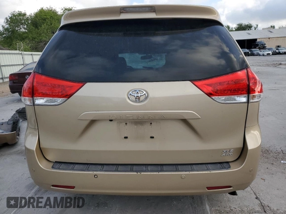 2011 Toyota Sienna XLE with VIN 5TDDK3DC8BS030087, listed as a Copart auction lot 53396705 with 223,482 mi miles and Salvage Title. Bid and sale history available at DreamBid. Image 6.