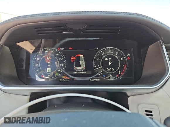 2022 Land Rover Range Rover Sport SVR с VIN SALWZ2RE2NA239229, выставлен на аукционе Copart как лот 51290985 с пробегом 15 952 миль миль и Списание • Salvage title. История ставок и продаж доступна на DreamBid. Изображение 9.