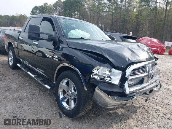 2010 Dodge 1500 SLT with VIN 1D7RB1CT2AS105261, listed as a IAAI auction lot 41850995 with 273,234 mi miles and . Bid and sale history available at carsss.com. Image 1.