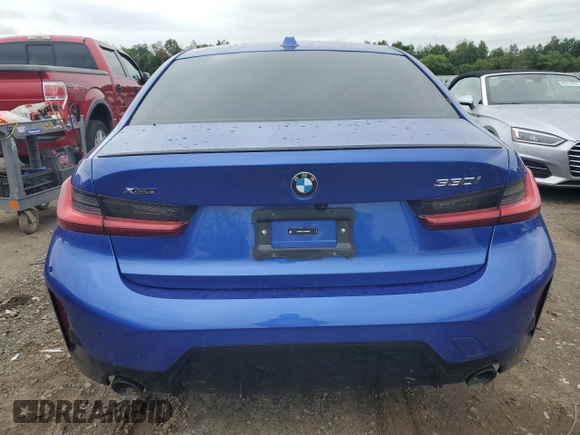 2024 BMW 3 Series 330i xDrive with VIN 3MW89FF07R8D89688, listed as a Copart auction lot 69368824 with 0 mi miles and Salvage Title. Bid and sale history available at carsss.com. Image 6.