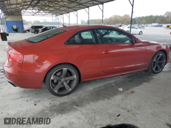 2015 Audi S5 Premium Plus with VIN WAUCGAFRXFA029509, listed as a Copart auction lot 85071334 with 68,965 mi miles and Salvage Title. Bid and sale history available at carsss.com. Image 3.