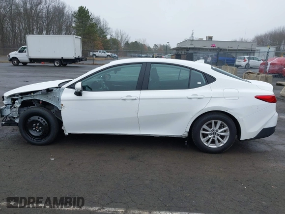 2025 Toyota Camry LE with VIN 4T1DAACK1SU504839, listed as a IAAI auction lot 41845964 with 11,934 mi miles and . Bid and sale history available at DreamBid. Image 15.