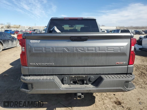 2021 Chevrolet Silverado 1500 RST with VIN 1GCUYEED2MZ403417, listed as a Copart auction lot 46901625 with 41,624 mi miles and Salvage Title. Bid and sale history available at carsss.com. Image 6.